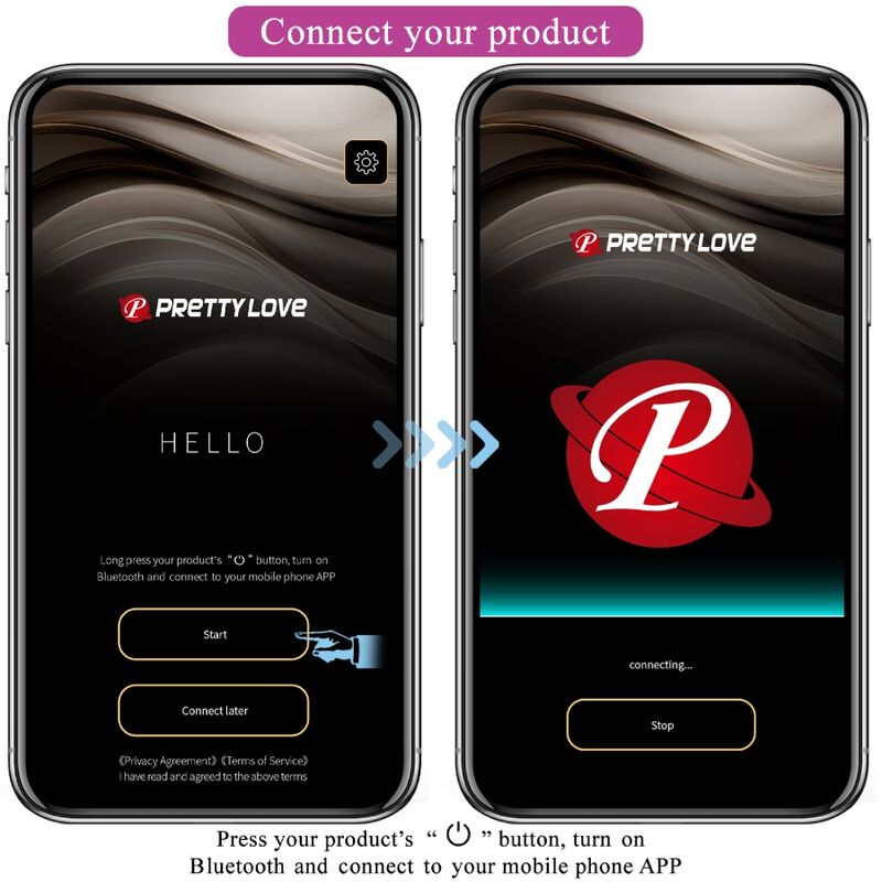 PRETTY LOVE - august remote global double pleasure vibrator