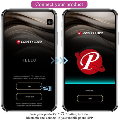 PRETTY LOVE - august remote global double pleasure vibrator