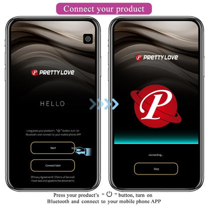 PRETTY LOVE - Nymfe vibrerende æg app styret lilla