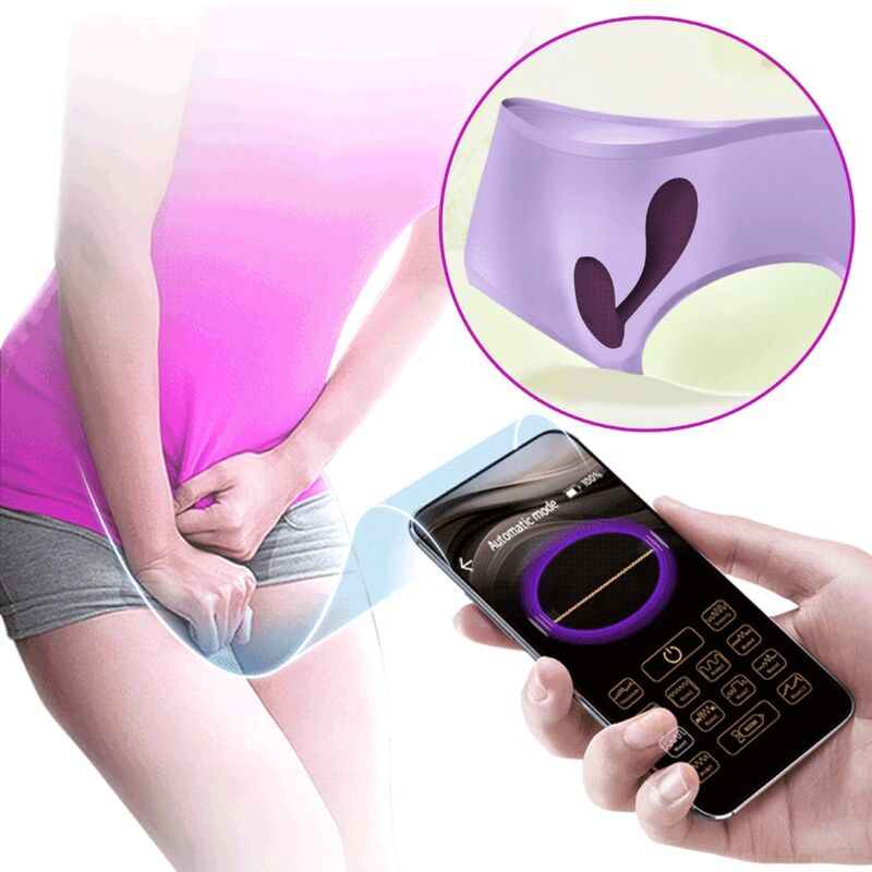 PRETTY LOVE - baird g-spot 12 vibrationer genopladelig lila app