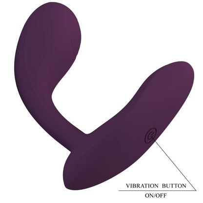 PRETTY LOVE - baird g-spot 12 vibrationer genopladelig lila app