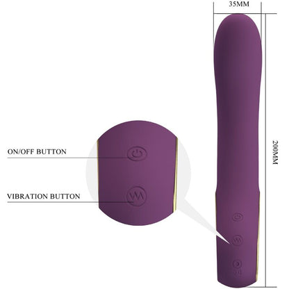 PRETTY LOVE - Ethan, genopladelig Vibrator