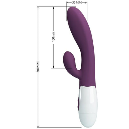 PRETTY LOVE - Alvis, Rabbit vibrator & G-punkts stimulator Lilla