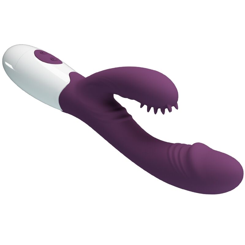 PRETTY LOVE - Butterfly kiss Rabbit Vibrator & G-punkts stimulator lilla