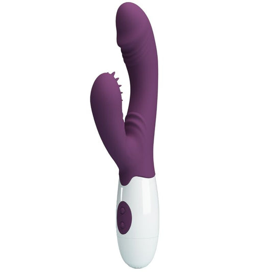 PRETTY LOVE - Butterfly kiss Rabbit Vibrator & G-punkts stimulator lilla