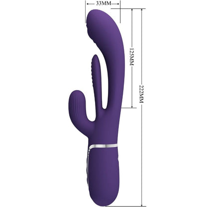 PRETTY LOVE - Shania, multifunktionel Rabbit Vibrator