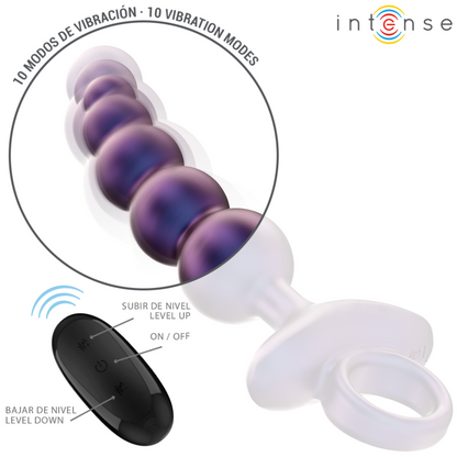 INTENSE - Tito, Vibrerende Analplug, inkl. Fjernbetjening