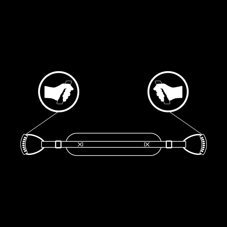FETISH SUBMISSIVE - Doggy Style Harness, med neopren polstring