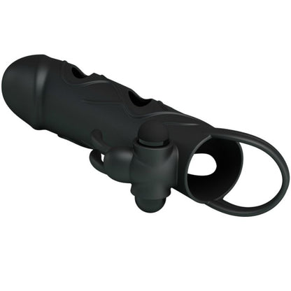 PRETTY LOVE - Silikone Penissleev med Vibrator, 14cm