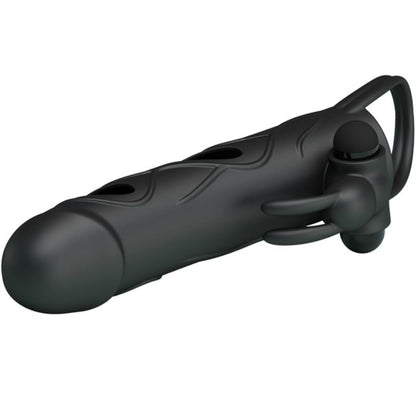 PRETTY LOVE - Silikone Penissleev med Vibrator, 14cm