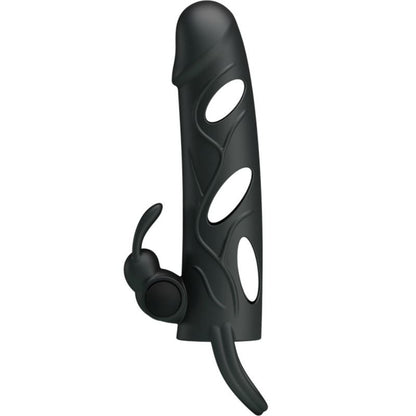 PRETTY LOVE - Silikone Penissleev med Vibrator, 14cm