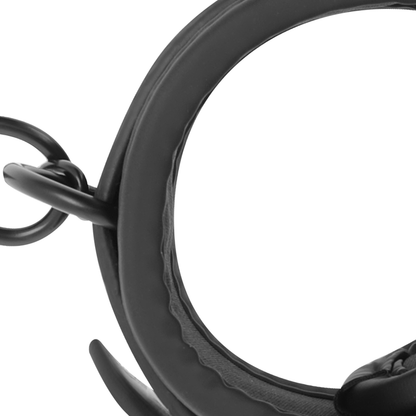 FETISH SUBMISSIVE - Veganske læder cuffs med neopren