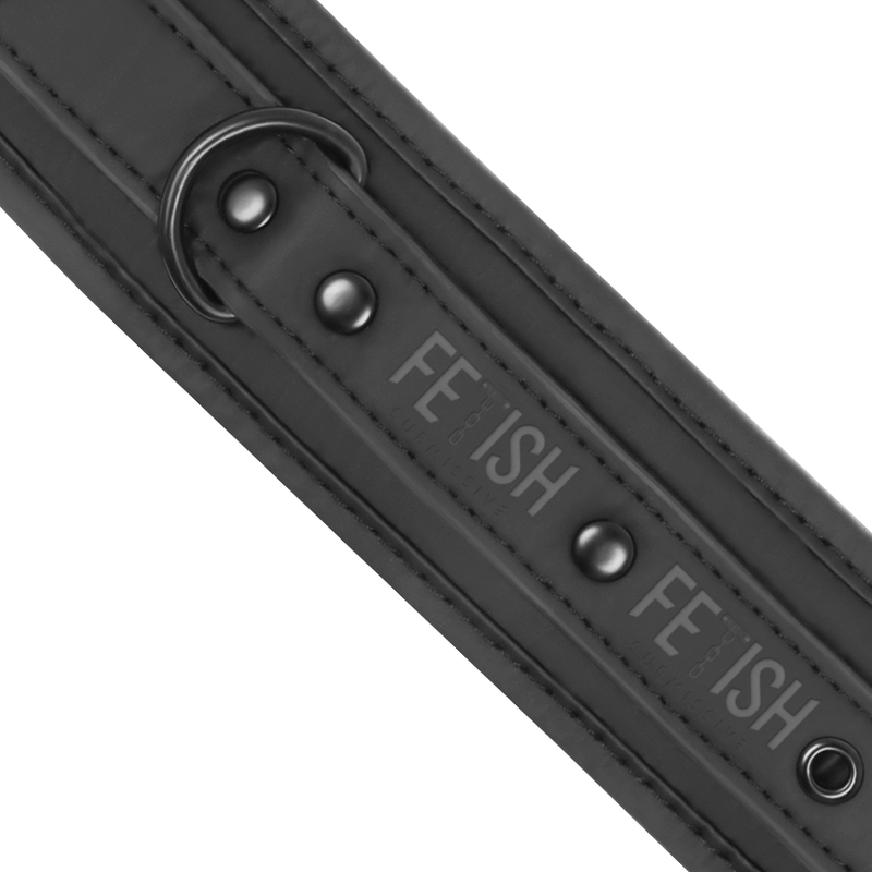 FETISH SUBMISSIVE - Veganske læder cuffs med neopren