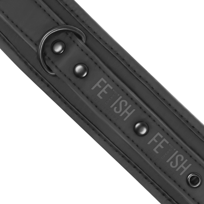 FETISH SUBMISSIVE - Veganske læder cuffs med neopren
