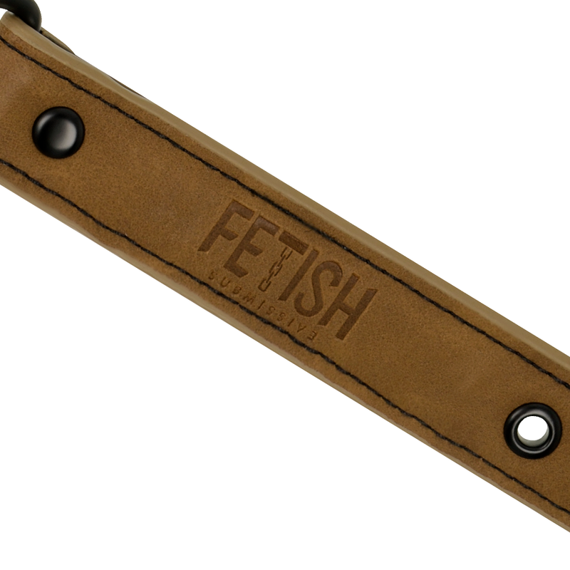 FETISH SUBMISSIVE ORIGIN - Veganske Lædergag, med åndedrætshuller