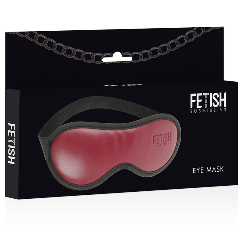 FETISH SUBMISSIVE DARK ROOM - Vegansk lædermaske med Neopren polstring