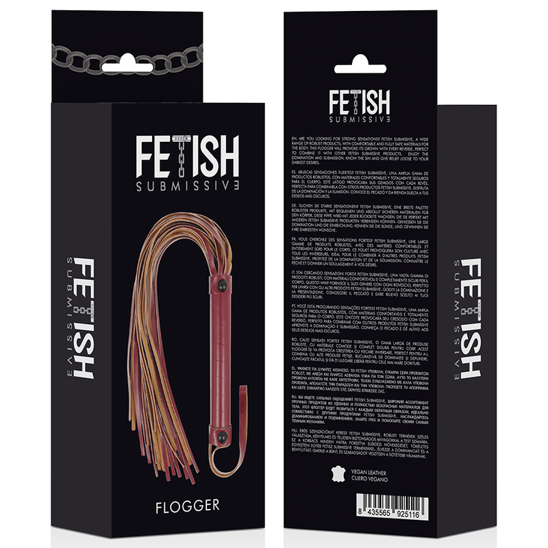 FETISH SUBMISSIVE DARK ROOM - Vegansk Læder Pisk